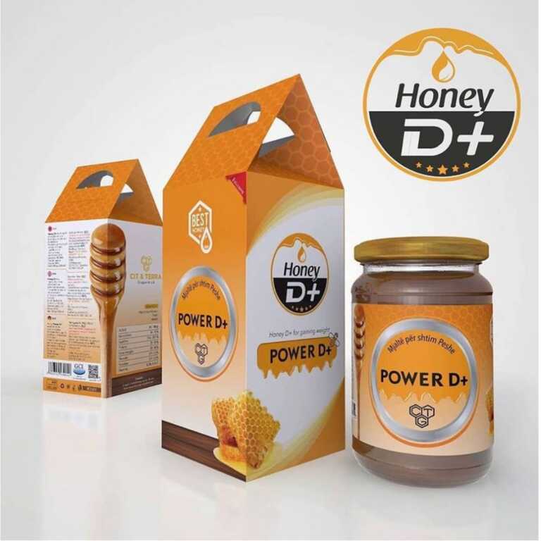 Mjalt per shtim peshe Honey Power D+ | Mjalte per Energji
