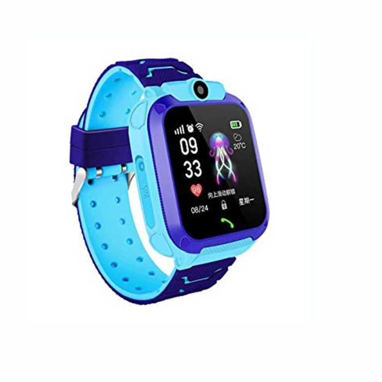 Ore dore inteligjente per femije Q12 me GPS Tracker Blu