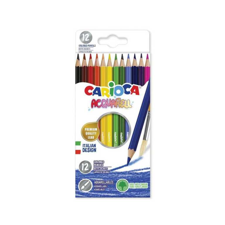 Carioca Acquarell | Lapsa me ngjyra per femije | 12 Cope