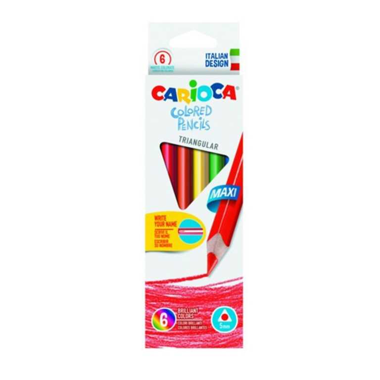Carioca lapsa per femije | Colored Pencils Triangular Maxi