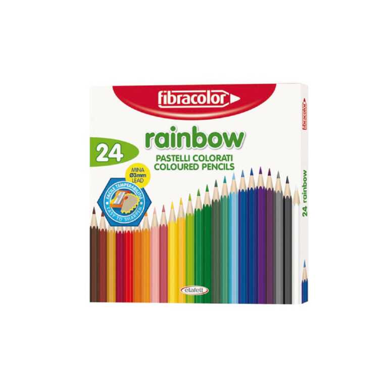 Lapsa 6 kendore me Ngjyre | FibraColor | Rainbow