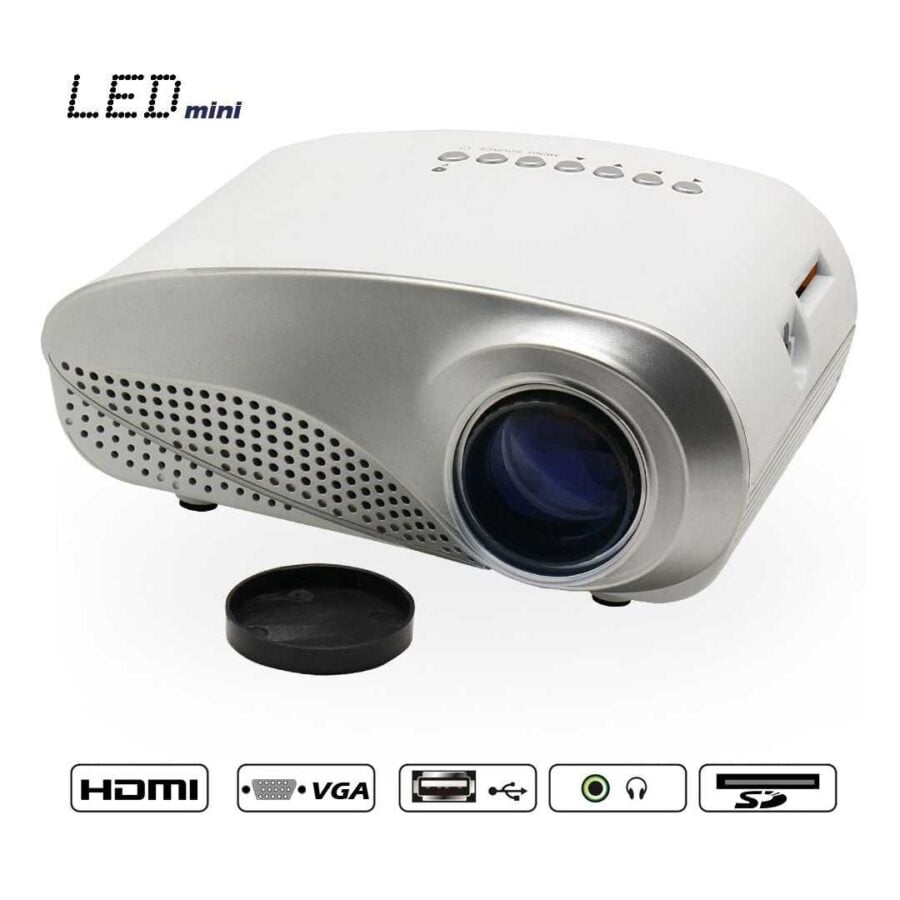 Video Projektor led mini dyqan taxi online portativ portable projector ne shitje youtube videos foto