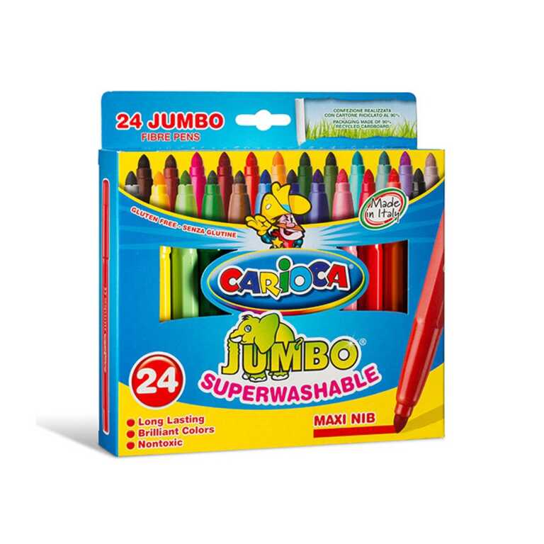 Lapustila per femije Carioca – Jumbo Markers