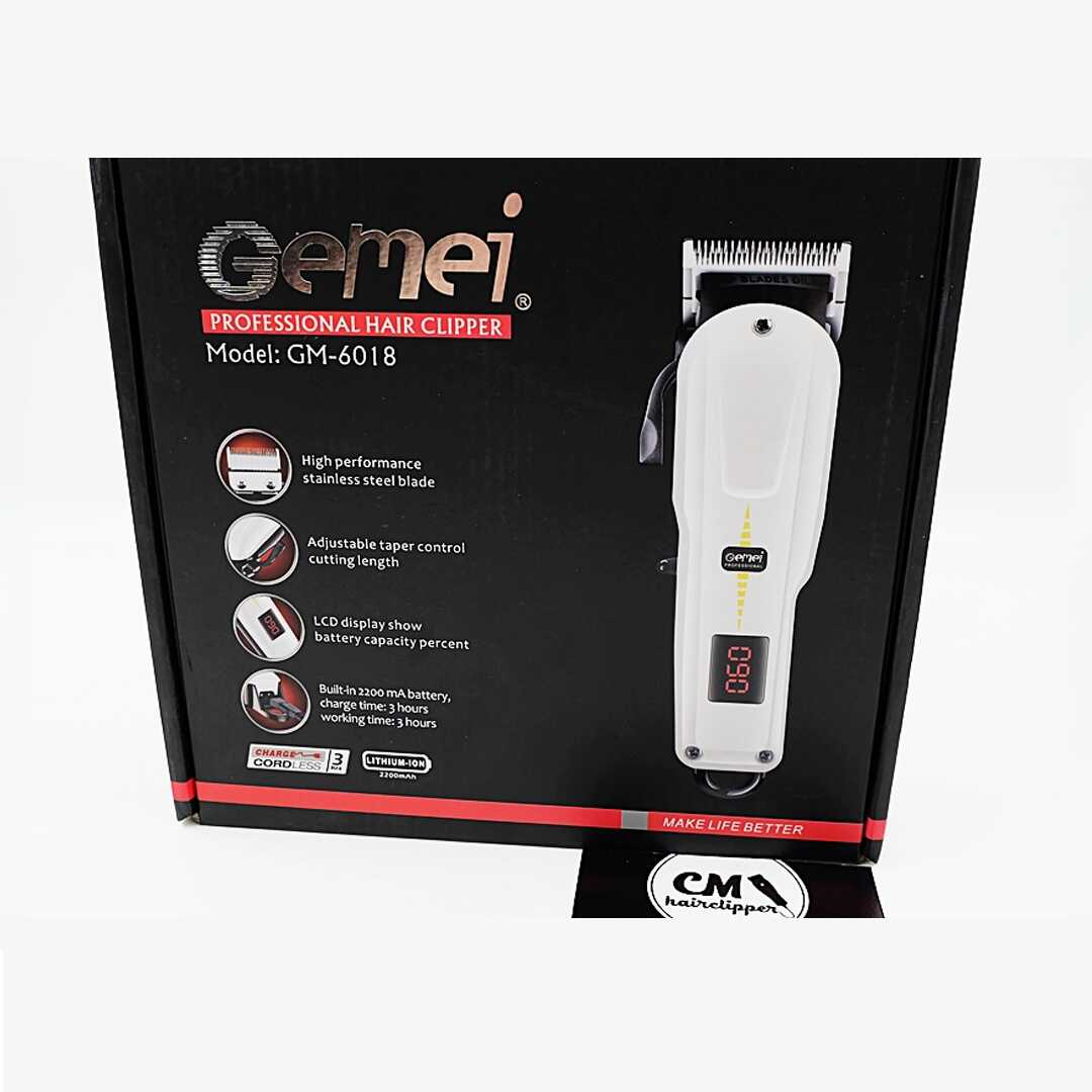 Makina qethje profesionale per meshkuj Gemei GM 6018 | Dyqan Taxi