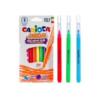 ngjyra neon per femije carioca neon 6173 lapsa te lengshem markers bojra