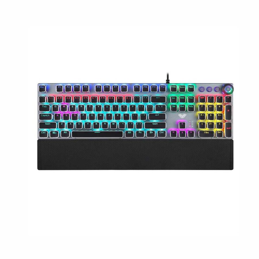 simple best gaming keyboard mechanical aula f2088