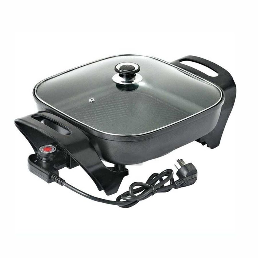 cooker grill pan tave me kos me mish dheu
