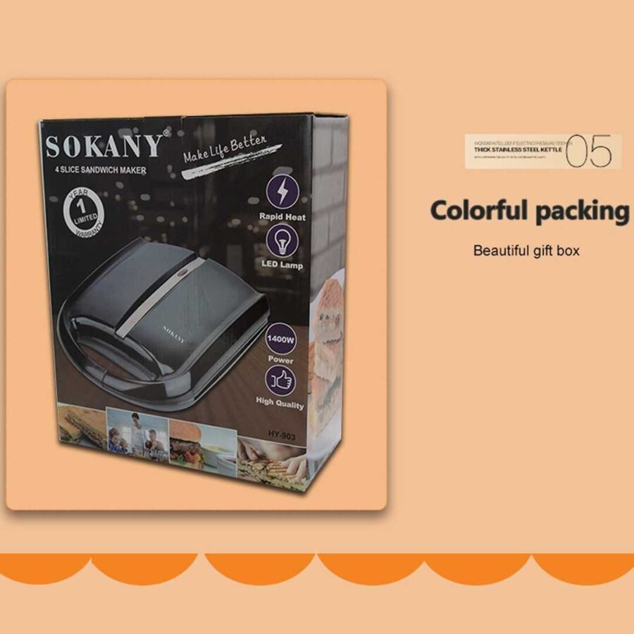 Sanduich Maker | Tostier Sokany per Sanduic