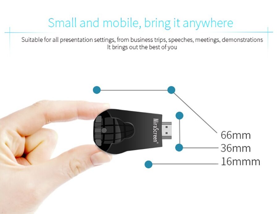 Mirascreen K4 - Wifi Dongle Receiver - HD TV Stick