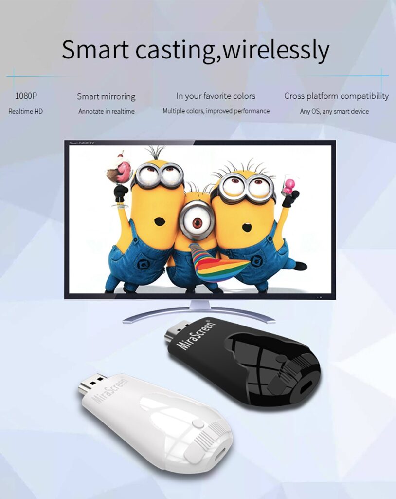 Mirascreen K4 – Wifi Dongle Receiver – HD TV Stick thumbnail 5