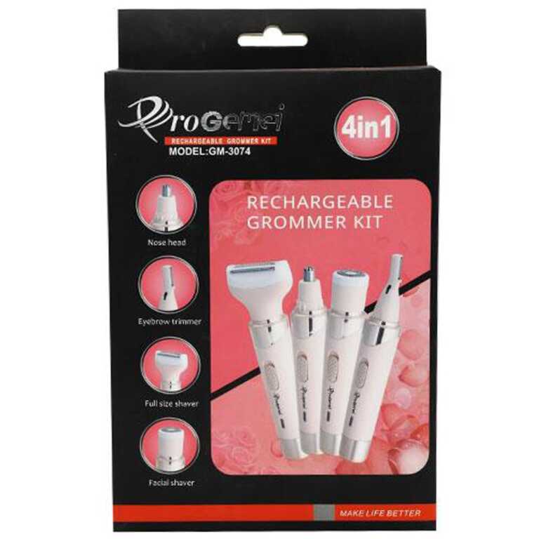Depilator per femra me 4 koka – Gemei 3074 Grommer Kit