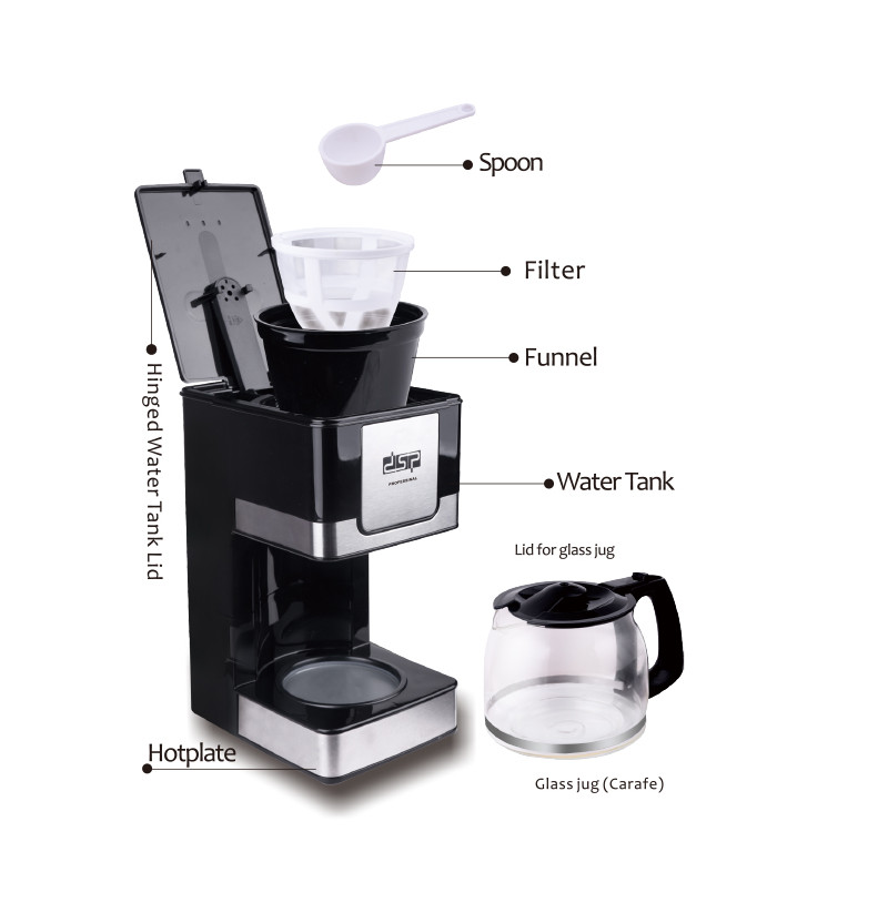 dsp-kafe-filter-ka3024 Eskpres kafe DSP Coffee machine