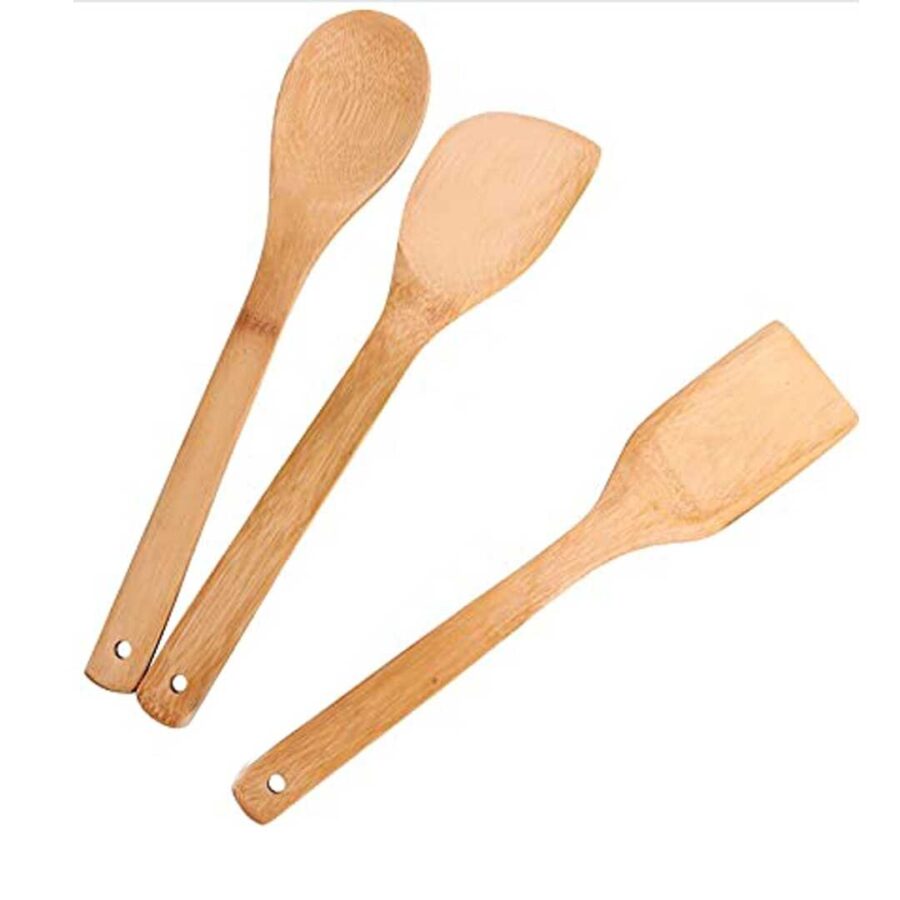 Luge Druri 3 cope | Set Cucharas De bamboo |