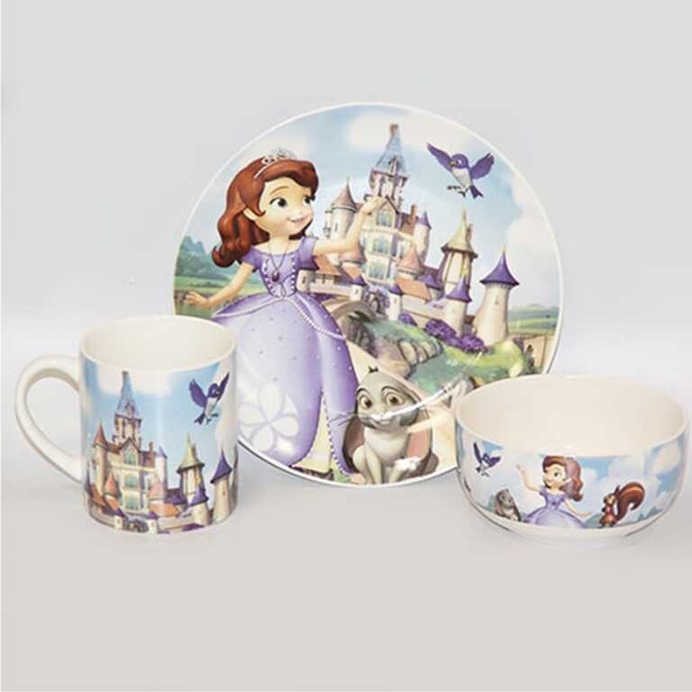 Set ushqimi per Femije – Princeshe Sofia – Breakfast SET
