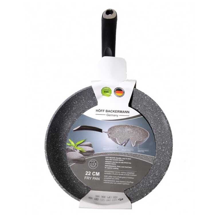Tigan me veshje graniti 22 CM – Hoff Backerman