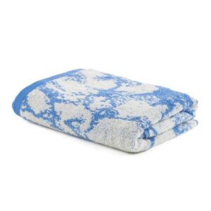 Peshqir Prima jacquard, pambuk i bute, Blu