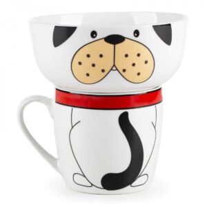 Set mengjesi per femije - Porcelain Little Dog