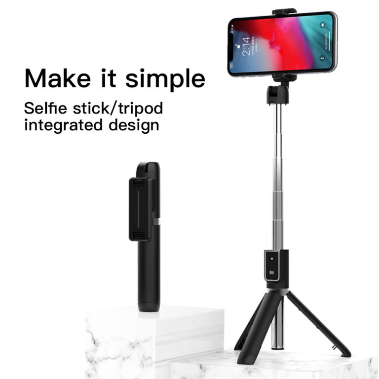 Selfie stick i qendrueshem me Bluetooth | Mini tripod P50 thumbnail 3