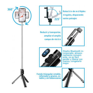 selfie stick mini tripod p20