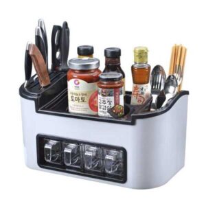 Mbajtese per kuzhinen me vend per aksesore dhe rafte te vogla