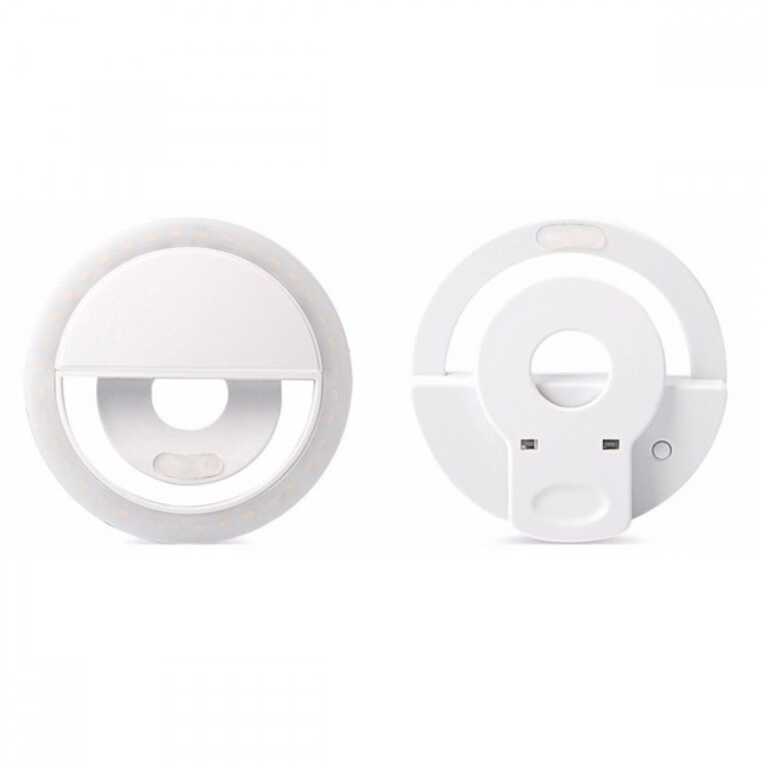 Selfie Ring Light RK-12 White | Drite per kameren e telefonit