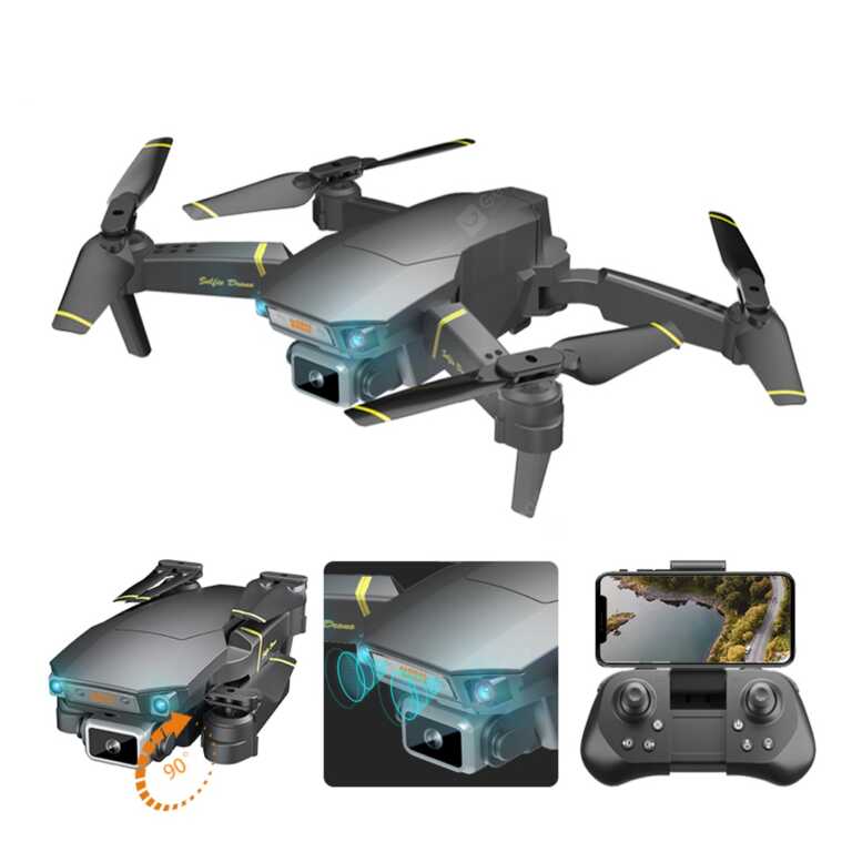 Dron me WiFi dhe HD kamera | Global Drone GD89 Pro