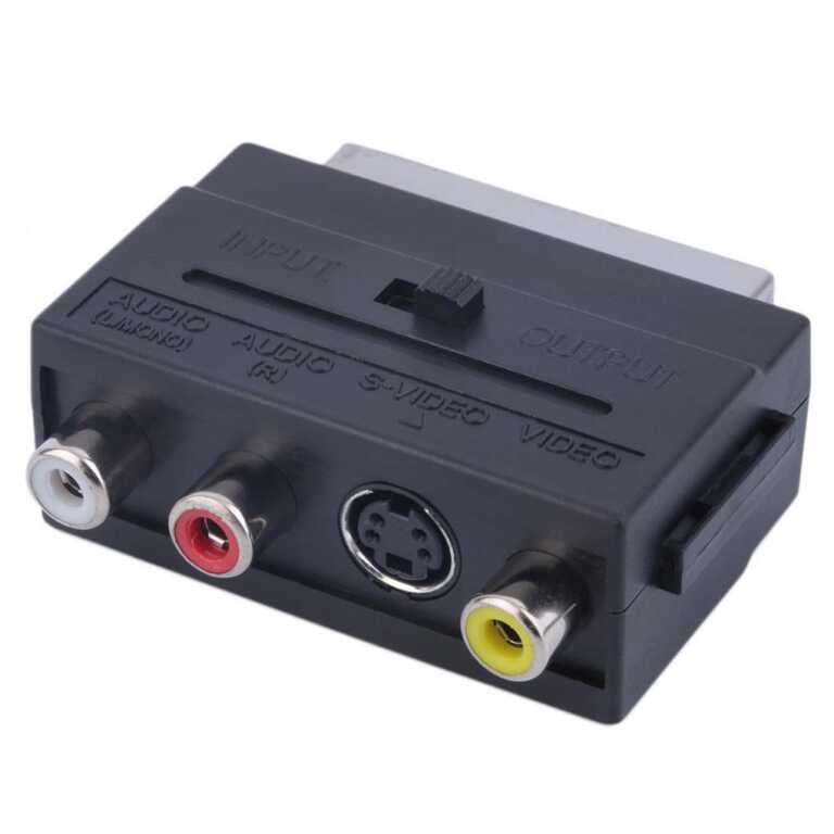 Scart rca adaptor | Konvertuesi sinjali av per televizorin
