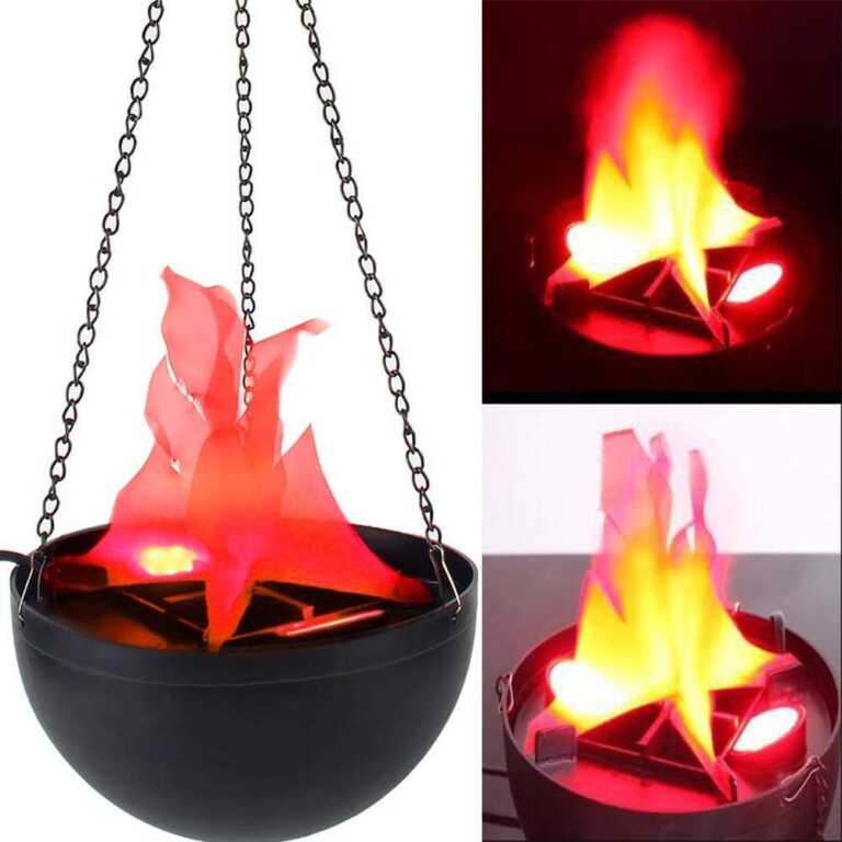 Llampe dekorative 3D me flake | Flammen Lampe