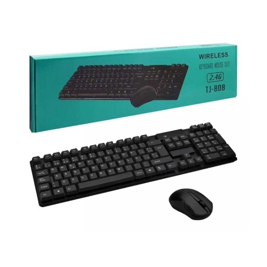 Wireless keyboard mouse suit Tastiere TJ 808 bli online dyqan taxi