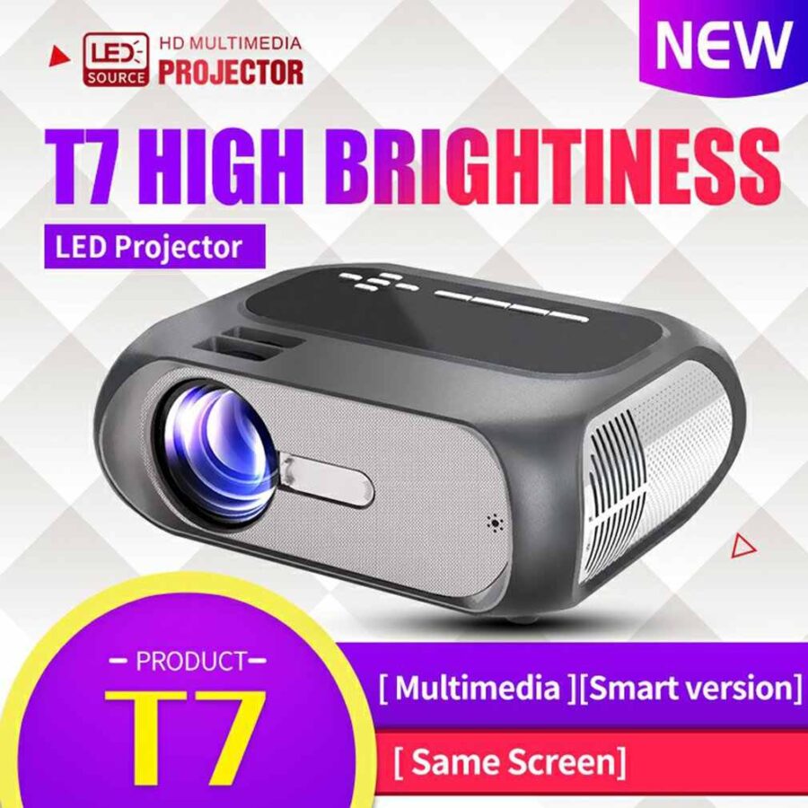 projektor led t7 full hd dyqan taxi