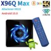 X96Q max smart tv box android 10 online ne dyqan taxi