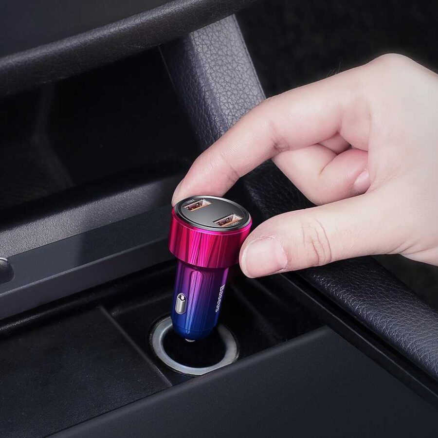 Smart Car Phone Charger Dual USB online dyqan taxi