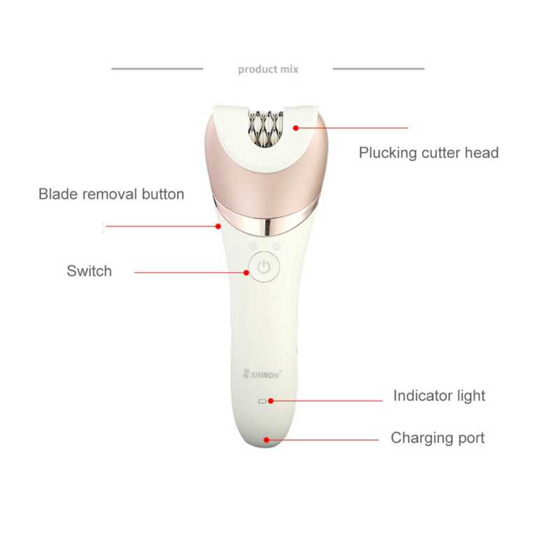 Epilator dhe pastrues i kallove multifunksional Shinon thumbnail 2