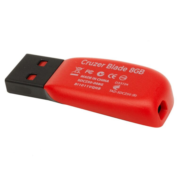 Usb flash drive Sandisk Cruzer Blade 8GB thumbnail 2