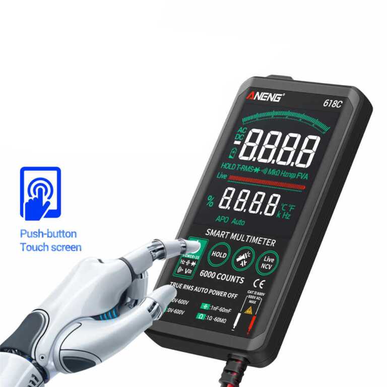 Multimeter dixhital me ekran me prekje thumbnail 2