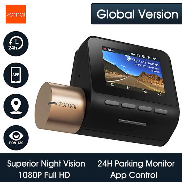 Kamer makine DVR 70MAI DO8 | Sensor parkimi thumbnail 3