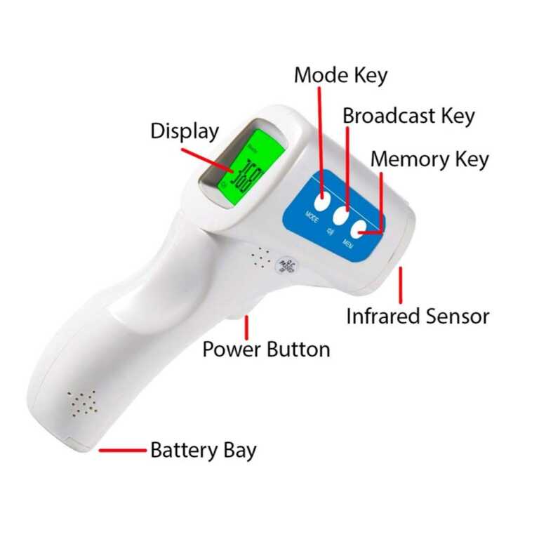 Termometer dixhital infrared | Berrcom thumbnail 2