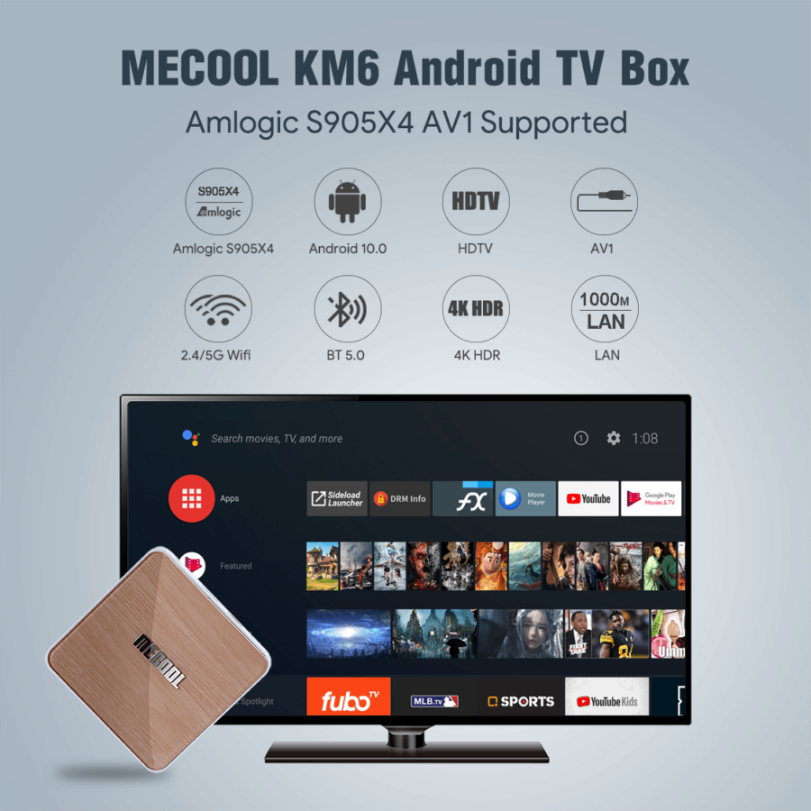 android box mecool km6 bli online ne dyqan taxi