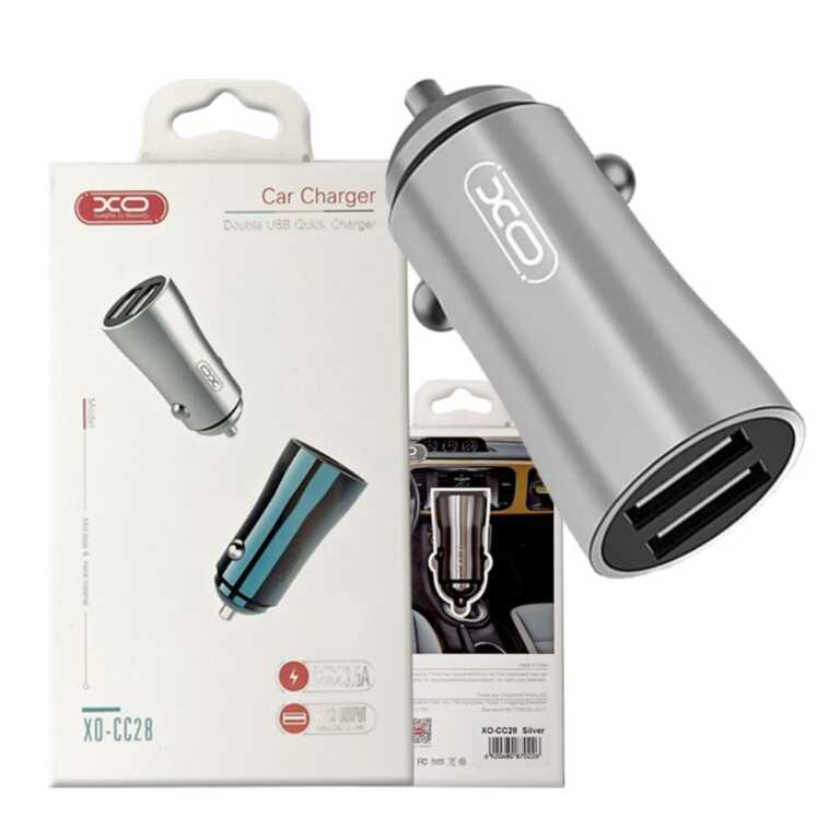 Karikues makine metalik Car charger XO CC28