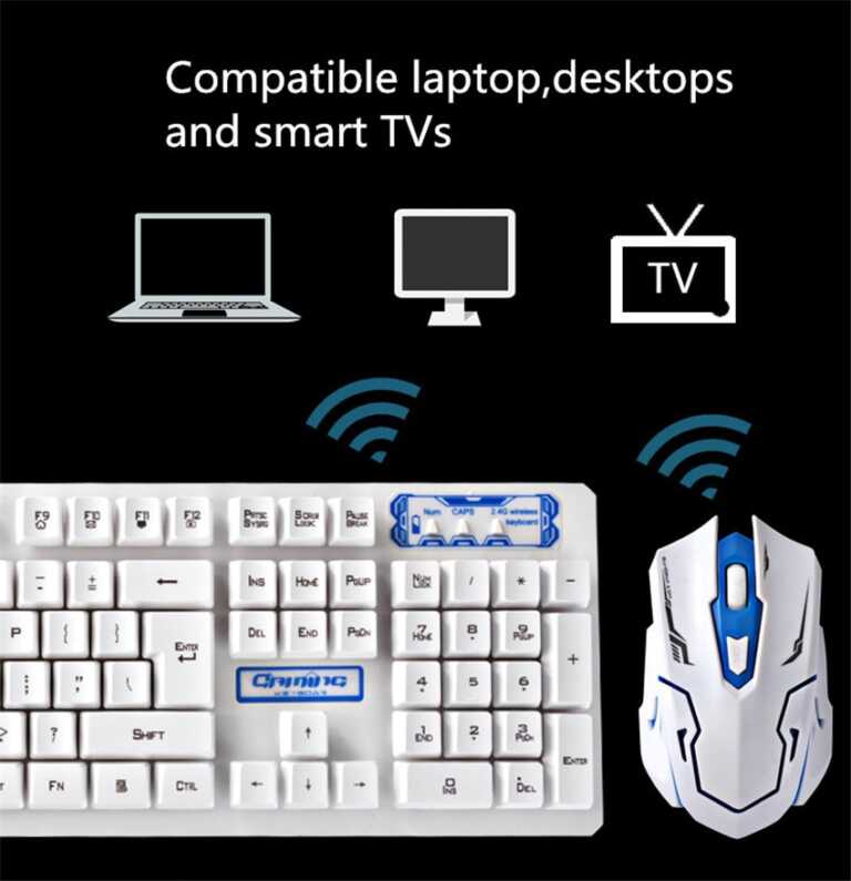 Set mouse dhe tastiere HK6500 2.4Ghz thumbnail 2