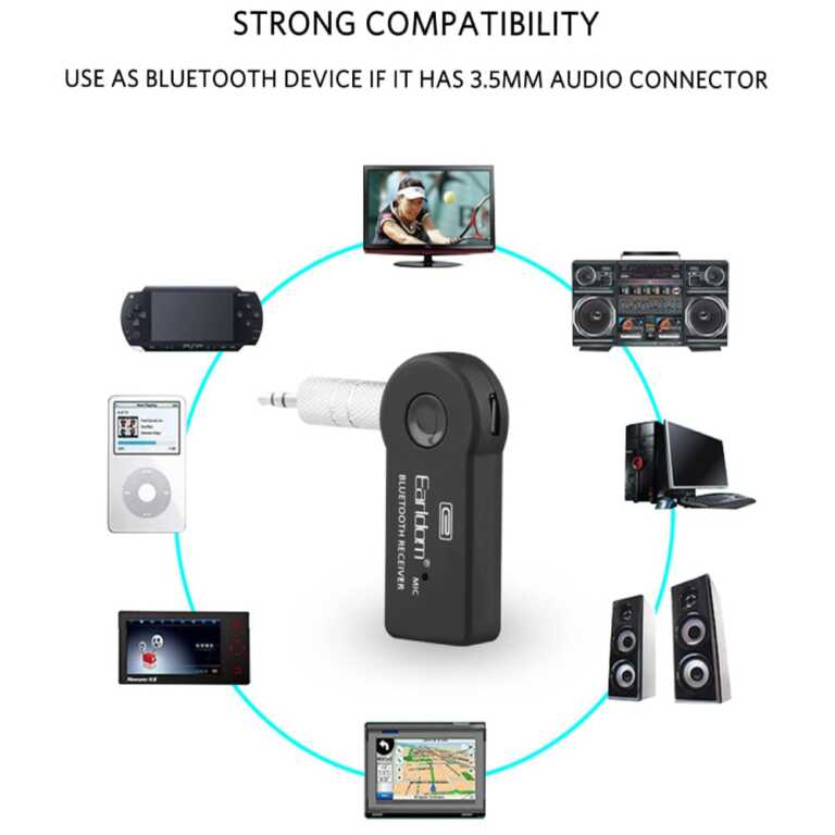 Adapter Earldom ET M6 | Wireless Audio to 3.5mm AUX thumbnail 2