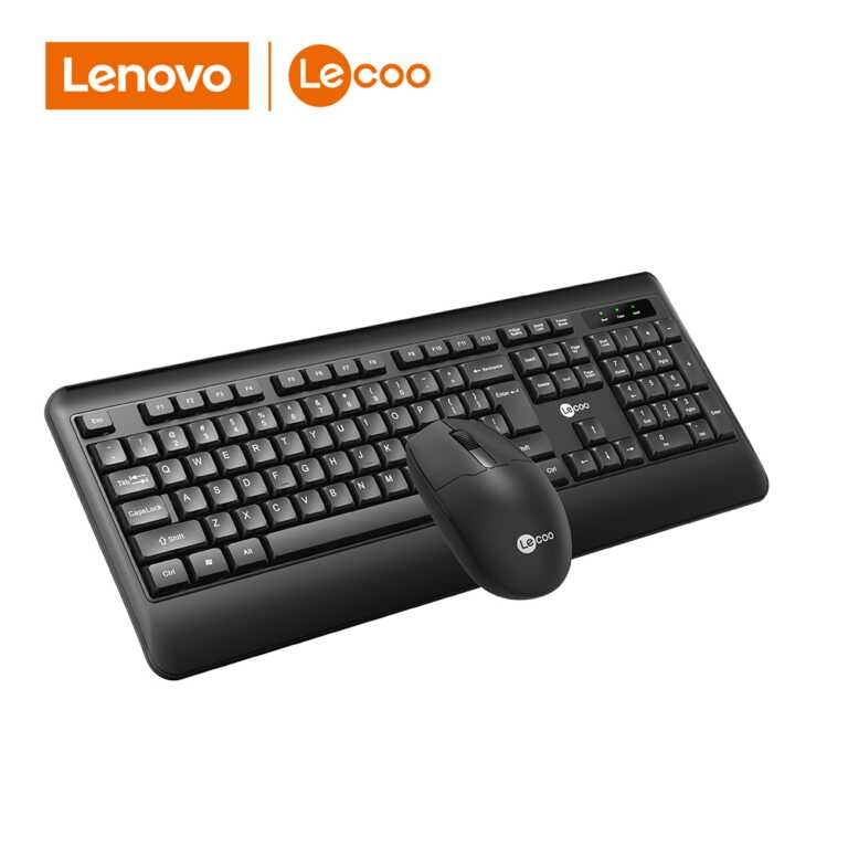 Mouse dhe tastiere wireless 2.4G | Lecoo KW202 thumbnail 2