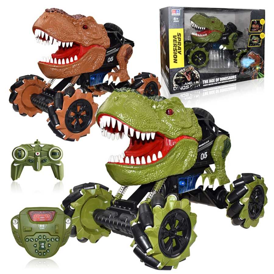 rc car dinosaur loder per femije bli online ne dyqan taxi