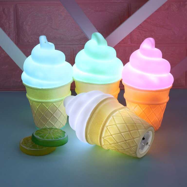 Abazhur dhome me drite LED | Ice cream Lamp