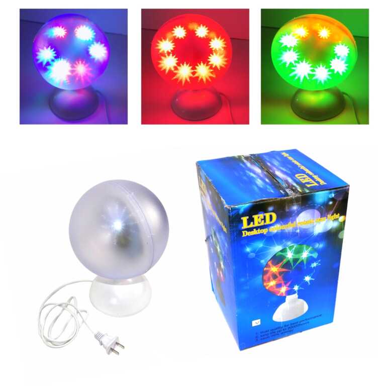 Abazhur shumengjyresh LED Rotating Star Light