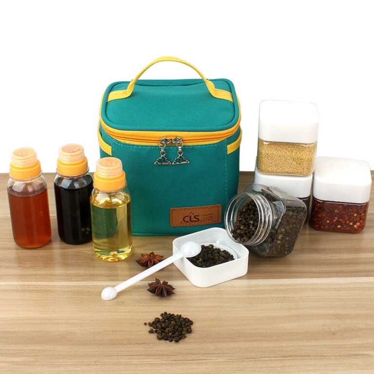 Cante praktike per kamping | Camping portable jars organizer thumbnail 3