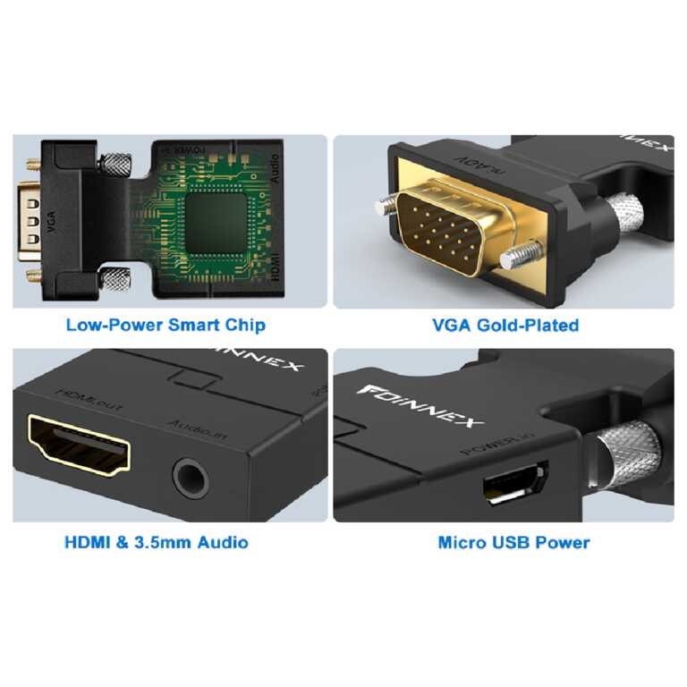 Adapter VGA ne HDTV dhe konvertues audio thumbnail 2