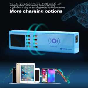 wireless charger 8 usb ports shitje online ne dyqan taxi