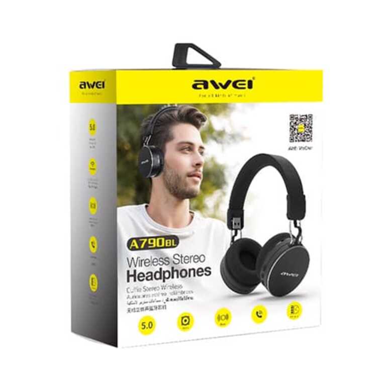 Kufje Bluetooth Awei Wireless Headphone A790 BL thumbnail 2