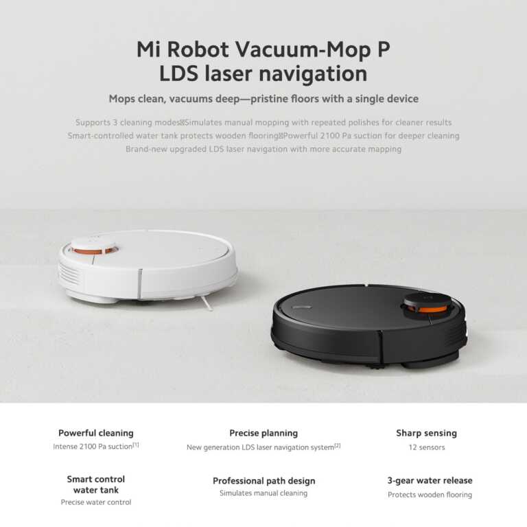 Robot pastrimi me vakum Xiaomi Mi Mop P thumbnail 4